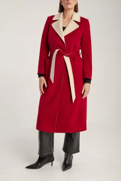 1982 Cashmere Belted Wrap Coat