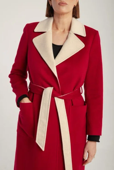 1982 Cashmere Belted Wrap Coat