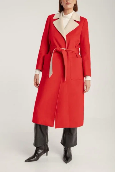 1982 Cashmere Belted Wrap Coat