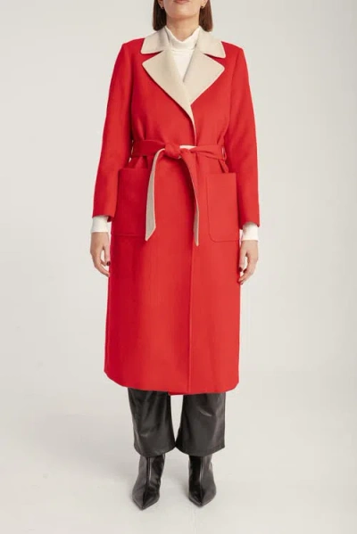 1982 Cashmere Belted Wrap Coat