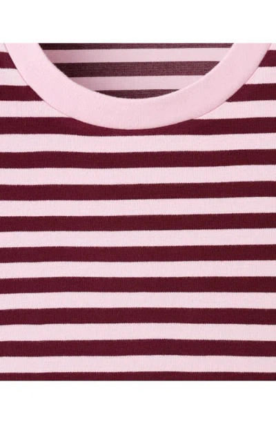 Mango Stripe T-shirt In Multi