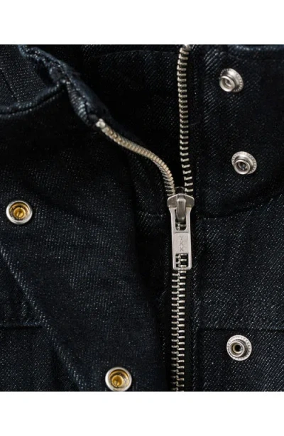 Mango Oversize Denim Barn Jacket In Black