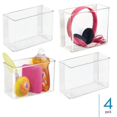 Idesign Adhesive Organizer Bin For Kitchen In Transparent