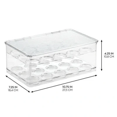 Idesign Stackable Coffee Pod Holder For K-cup Pods In Transparent