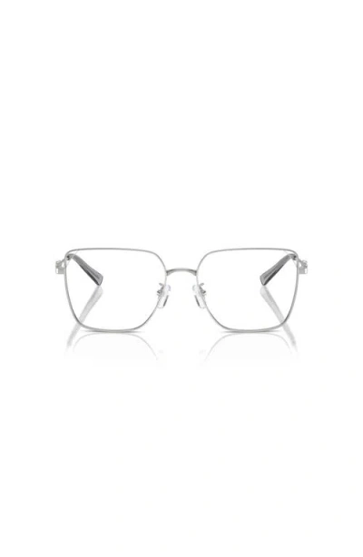Michael Kors 56mm Rectangle Optical Glasses In Pattern