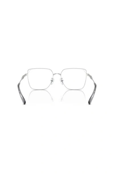 Michael Kors 56mm Rectangle Optical Glasses In Pattern