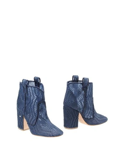Laurence Dacade Ankle Boot In Dark Blue