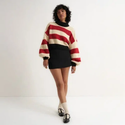 Callahan Bellamy Crop Pull Over Sweater In Multi