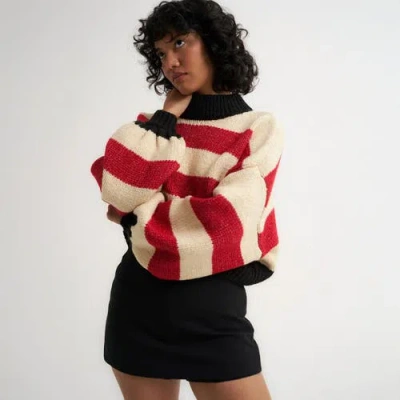 Callahan Bellamy Crop Pull Over Sweater In Multi