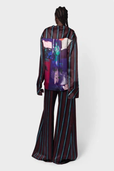 Roksanda Arneau Printed Silk Pants In Multi