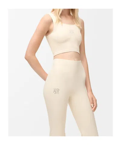 Loewe Seamless Bra In Technical Jersey In White