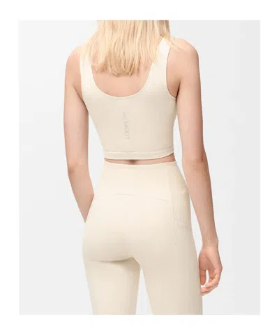 Loewe Seamless Bra In Technical Jersey In White