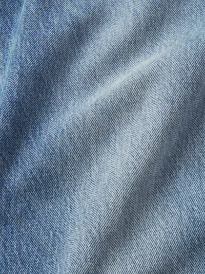 Frame The Lax Distressed Flared-leg Denim Jeans In Blue