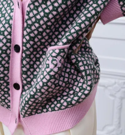 Dior Oversized Cardigan In Multi