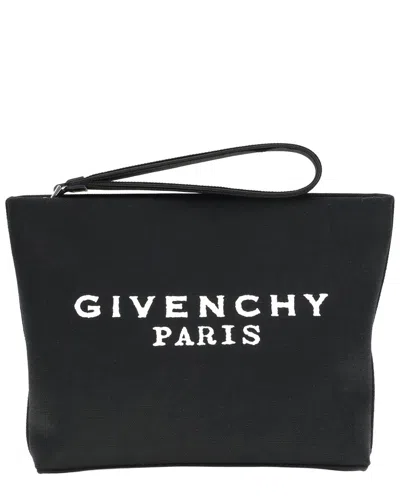 Givenchy Women Canvas Pouch Bag In Black