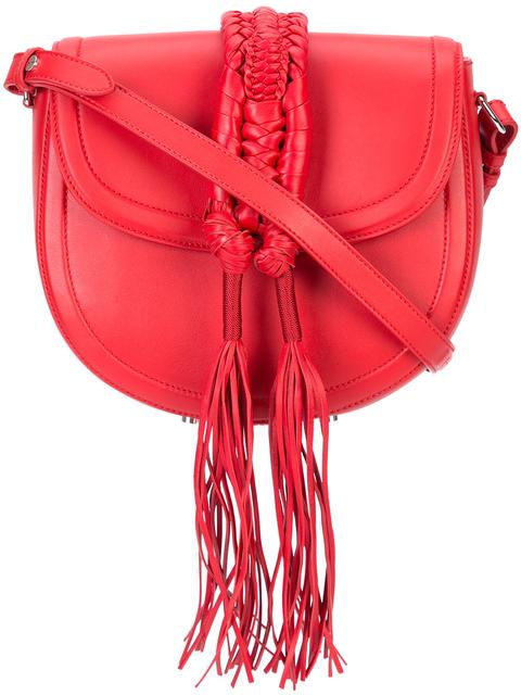 Altuzarra Ghianda Saddle Knot Small Leather Bag, Red | ModeSens