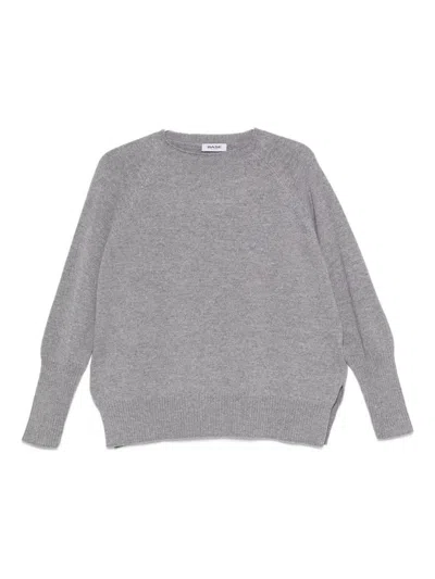 Base Wool Crewneck Sweater In Gray