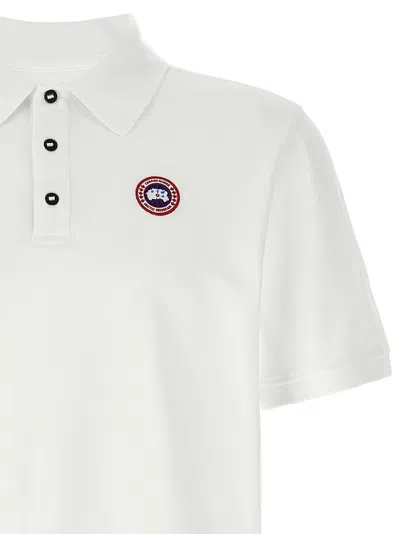 Canada Goose Men Beckley Polo Shirt In Structured Cotton In Yellow