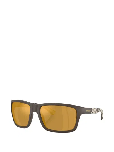 Burberry Rectangular-frame Sunglasses In Brown