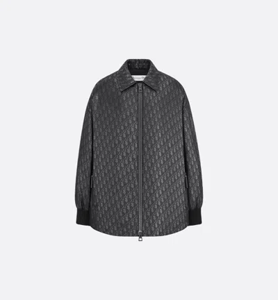 Dior Black Polyester Jacket In Gray
