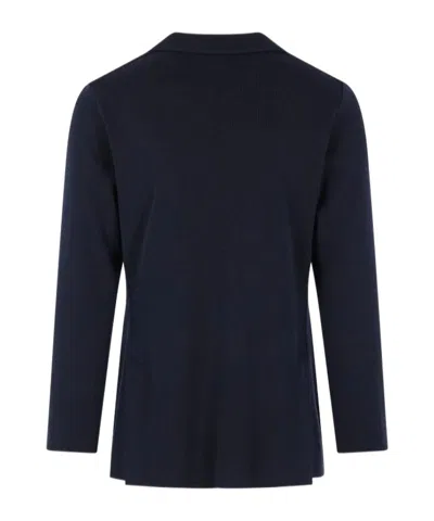 Lardini Double-breasted Dinner Jacket In Blue