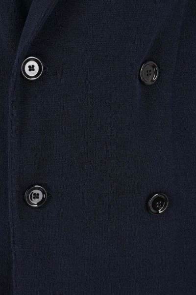 Lardini Double-breasted Dinner Jacket In Blue
