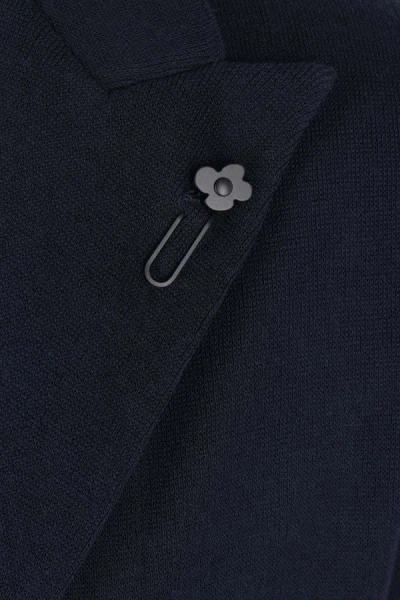 Lardini Double-breasted Dinner Jacket In Blue
