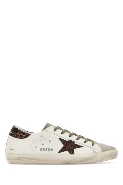 Golden Goose Deluxe Brand Women Super Star Leather Sneakers In Neutral
