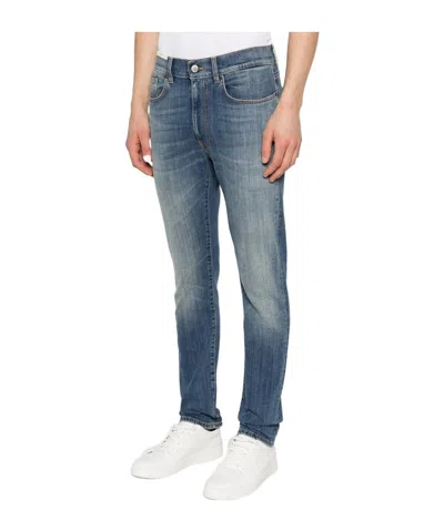 Pt01 Belt Loop Jeans In Blue