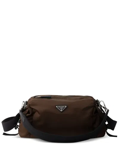Prada Explore Re-nylon And Leather Bag
