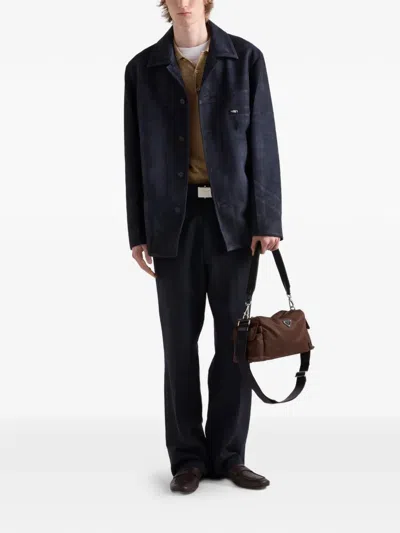 Prada Explore Re-nylon And Leather Bag