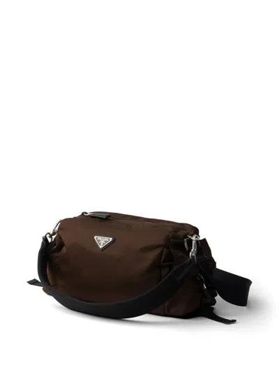 Prada Explore Re-nylon And Leather Bag