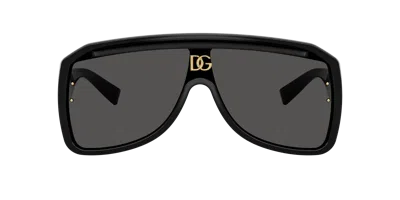Dolce & Gabbana Pilot-frame Sunglasses In Black