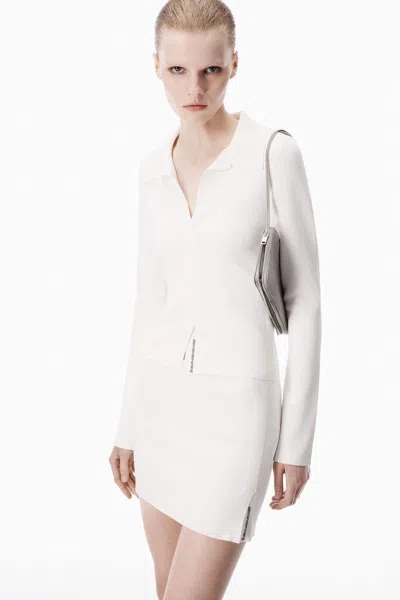 Alexander Wang Structured Frame Skirt In White