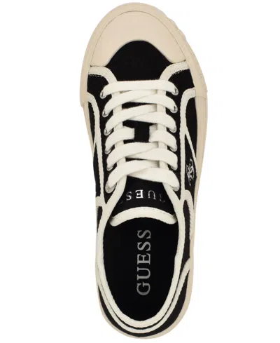 Guess Issah Platform Sneaker In Black
