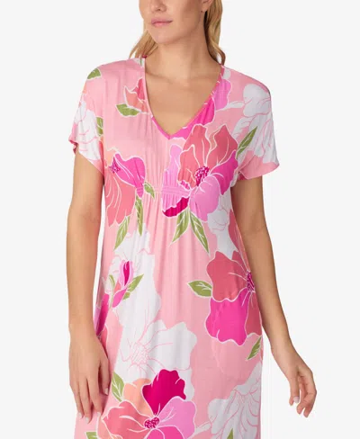 Ellen Tracy Long Tunic In Pink