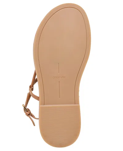 Dolce Vita Dallen Sandals Saddle Leather In Brown