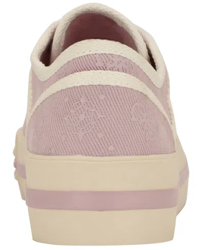 Guess Issah Platform Sneaker In Pink