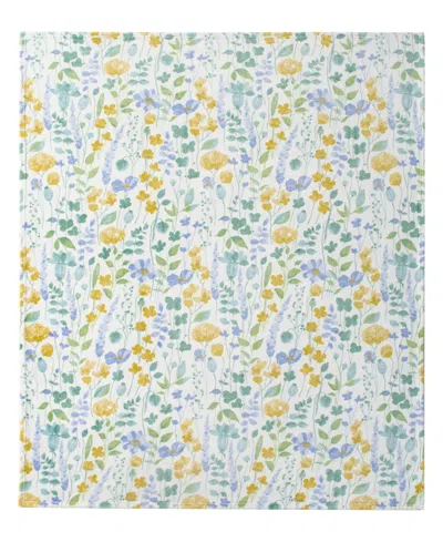 Boho Living Oversized Plush Throw, 60" X 70" In Blue