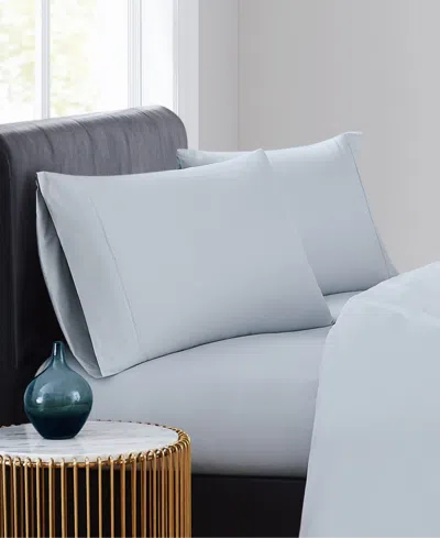 Vince Camuto 400 Thread Count Percale Pillowcase Pair In Blue