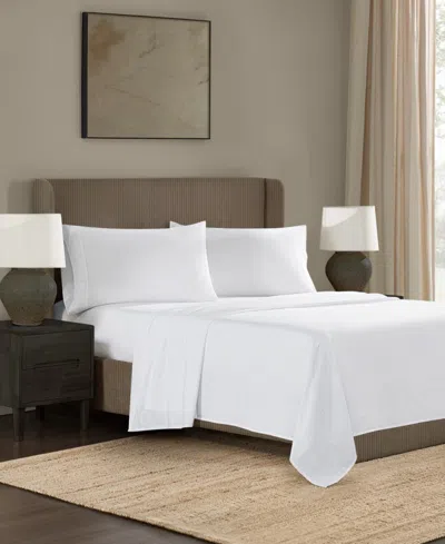 Frye Dusted Denim Cvc 200 Thread Count 4-pc. Sheet Set, Queen In White