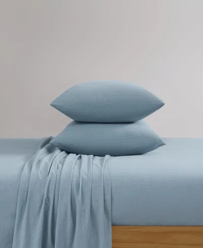 Frye Dusted Denim Cvc 200 Thread Count 4-pc. Sheet Set, King In Blue