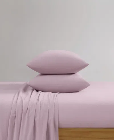 Frye Dusted Denim Cvc 200 Thread Count 4-pc. Sheet Set, Queen In Pink
