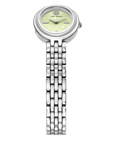 Tory Burch Oval Watch In Silver