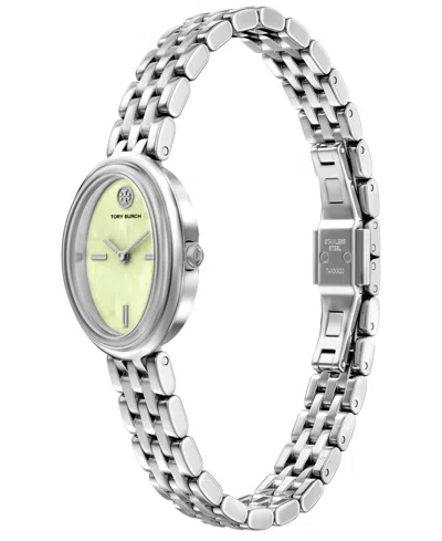 Tory Burch Oval Watch In Silver