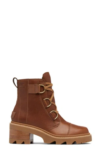 Sorel Joan Now Waterproof Combat Boot In Brown