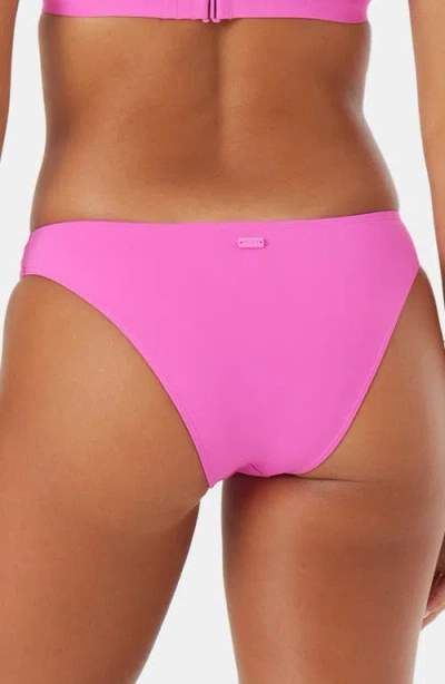 Roxy Sd Beach Classics Moderate Bikini Bottoms In Pink