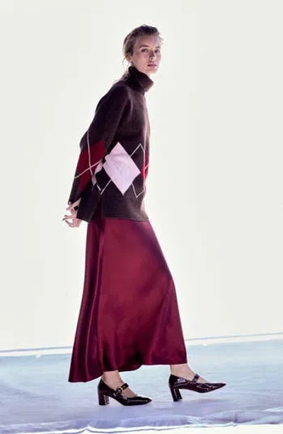 Boden Polly Turtleneck Wool Sweater In Brown