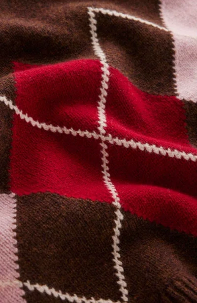 Boden Polly Turtleneck Wool Sweater In Brown