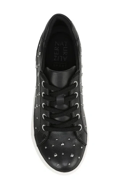 Naturalizer Wide Width Morrison Stud Sneaker In Black